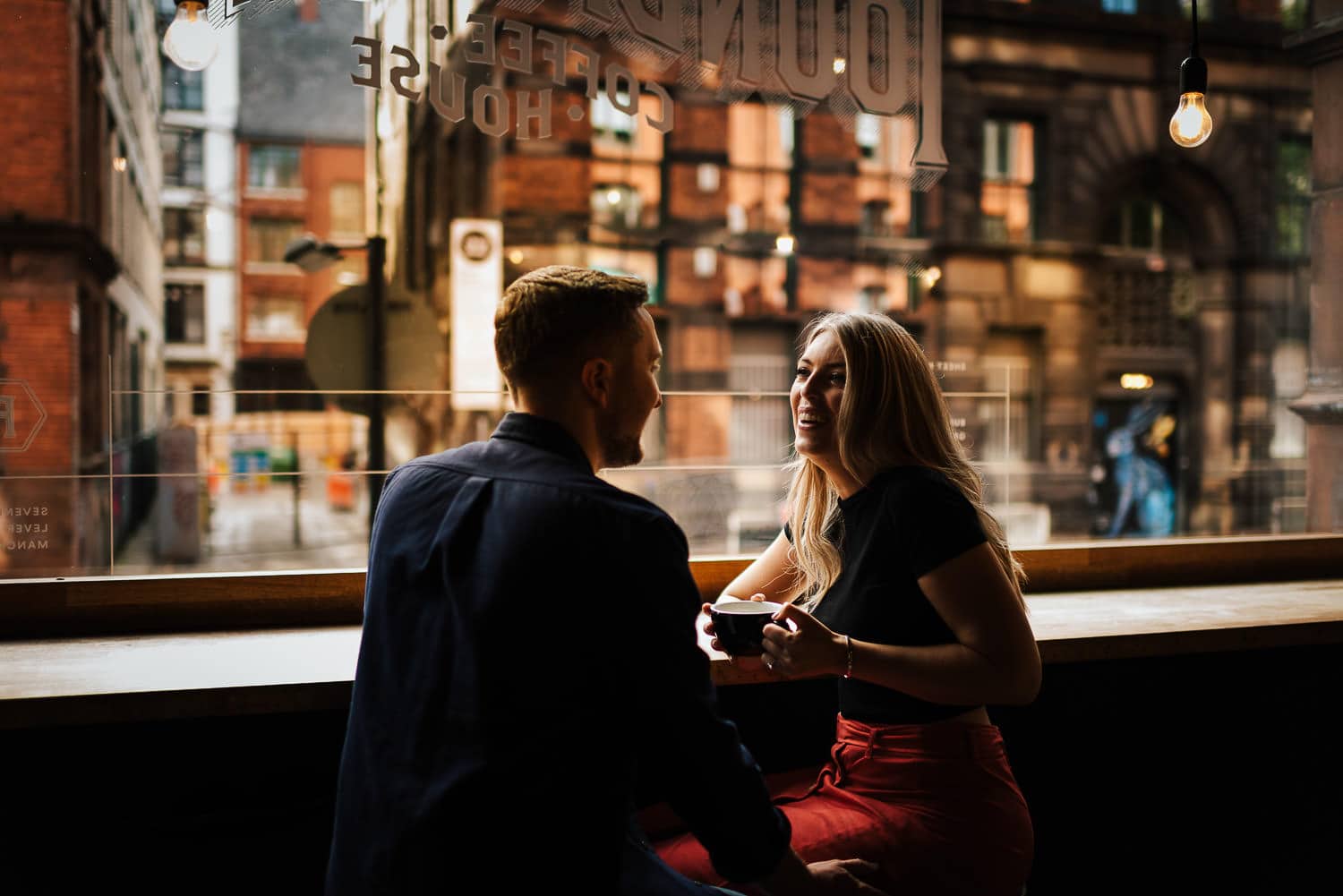Northern Quarter Engagement Session before the couple's wedding