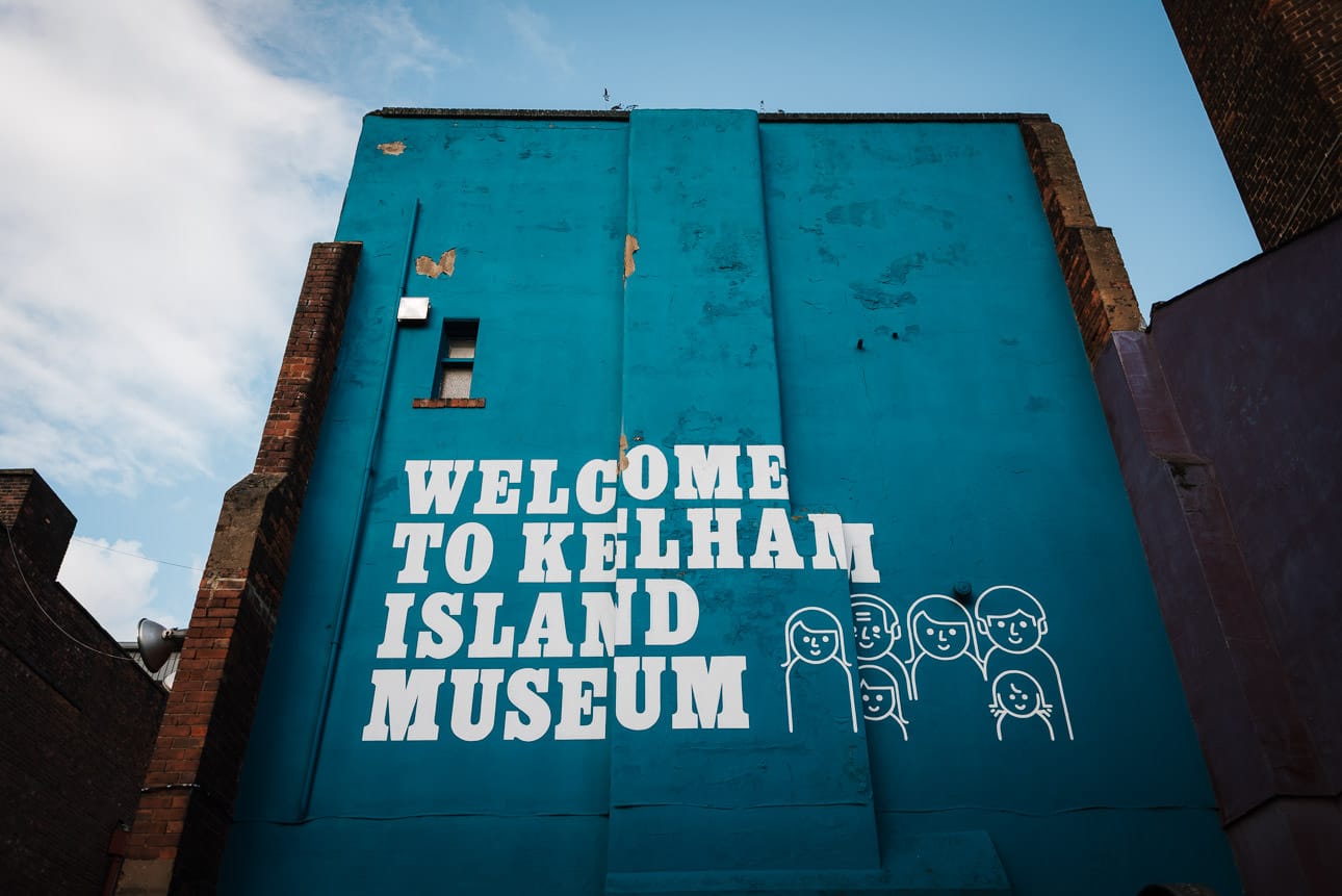 A mural on the wall at Kelham Island in Sheffield