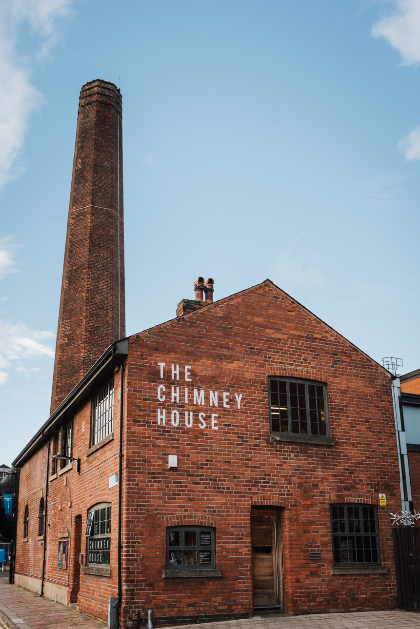 A photograph of the Chimney House in Sheffield
